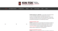 Desktop Screenshot of kin-tek.com